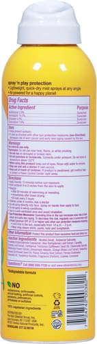 Alba Botanica Kids Sunscreen Spray for Face and Body, Tropical Fruit, Broad Spectrum SPF 50, Water Resistant, 5 fl. oz. Bottle (Pack of 2)