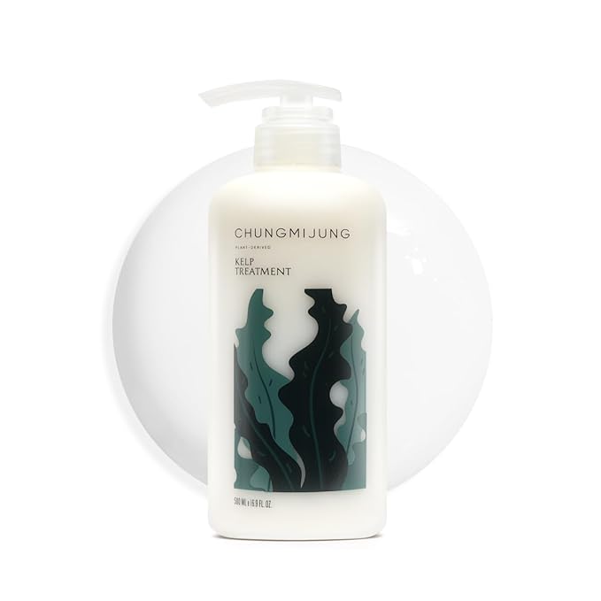 Kelp Treatment, for Dry and scalp and hair, Strengthening and Hydrating, Laminaria Japonica Extract, Korean Hair Care Product 16.9 fl.oz.(500ml), White