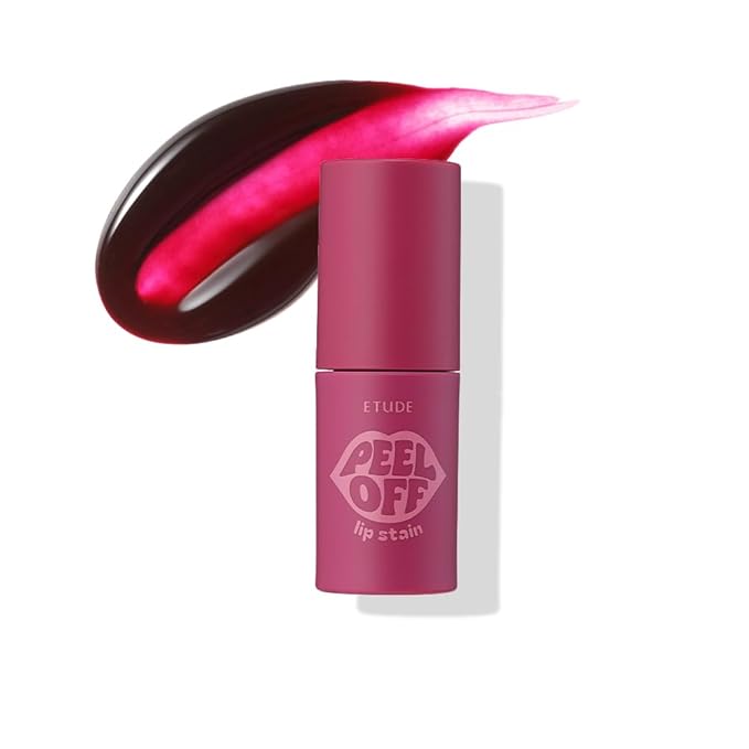 ETUDE Dear Darling Peel Off Lip Stain (Mauve Aura) – Teen girl gifts, Hydrating Hydrogel Tint, Fruity scent, Long Lasting & Waterproof, High Pigment, Easy Peel Off, All‑Day Color Lip Tattoo