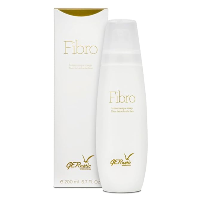 GERnetic Fibro Alcohol-Free Facial Toner, Gentle Makeup Remover with Chamomile & Cucumber, For All Skin Types, Plant-Based Face Tonic Lotion, 200ml/6.76 fl oz
