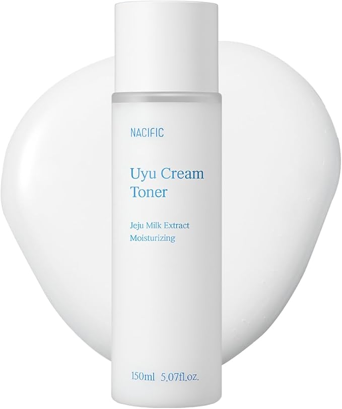 NACIFIC Uyu Cream Toner with Jeju Milk Extract 15%, Ceramide 5 Complex, Milky Hydrating Toner for Dry & Sensitive Skin, Skin Barrier Support, Long-Lasting Moisture Barrier, 150ml