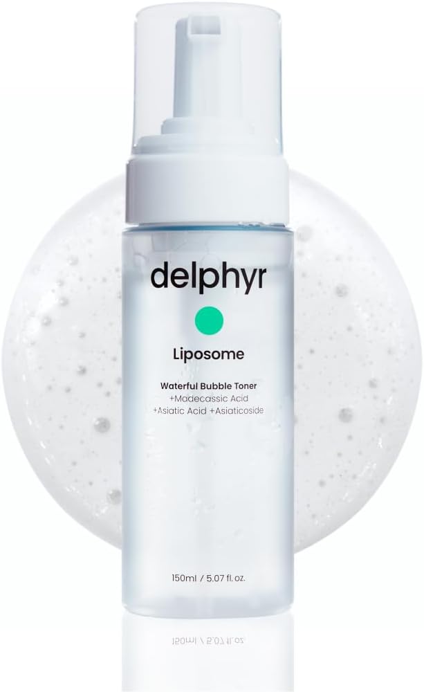 Liposome Waterful Bubble Serum, Hydrating Foaming Toner for Sensitive Skin with Centella Asiatica TECA, Korean Skincare for Trouble Care (5.07 fl. oz, 150ml)