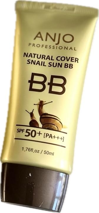 Natural Cover Snail Sun BB Cream SPF 50+PA+++ 50ml X 1EA / Makeup Base/Snail Mucus/Korean Cosmetics