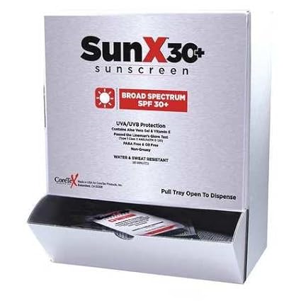 Sunscreen, 1/4 oz Pouch, SPF 30, PK25