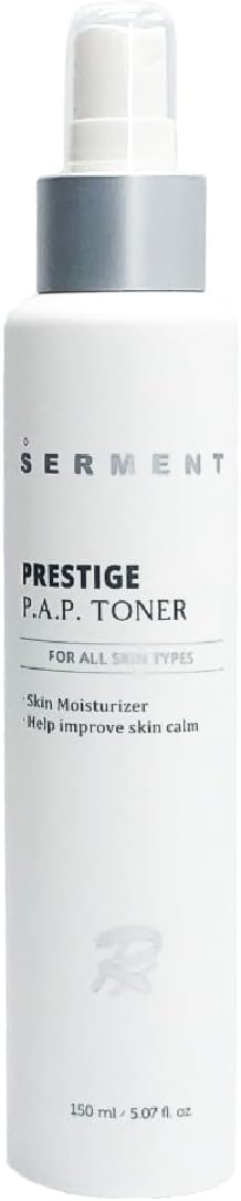 SERMENT Prestige P.A.P Toner 5.1 fl oz – Premium Botanical Toner with Purslane Leaf Extract, Multi-Complex Formula, Hydrating & Refreshing, Made in Korea