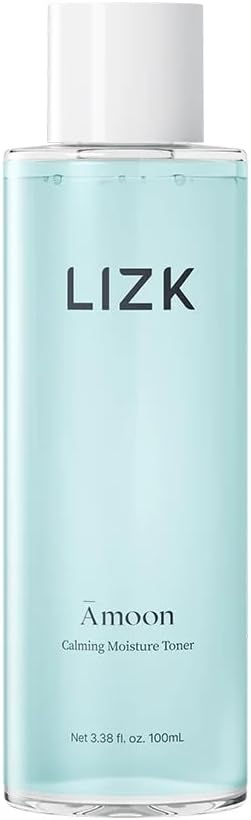 LIZK Amoon Calming Moisture Toner – Soothing, Hydrating Care for Sensitive Skin, Lightweight, Slightly Acidic Formula, 3.38oz.