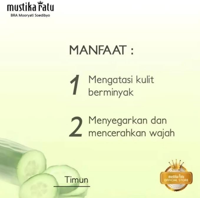 Mustika Ratu, Face Toner, 150ml, Cucumber (Pack of 1)