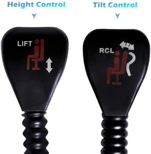 Heavy Duty with Adjustment Backrest Tilt Replacement Office Chair Swivel Tilt Control Seat Mechanism Gas Type (155° Tilt Control Back Cushion)