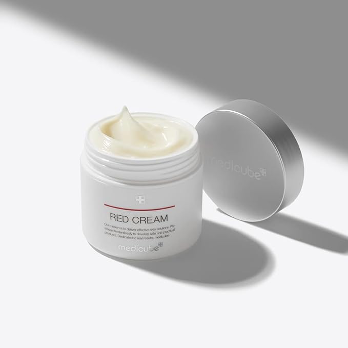 Medicube Red Cream 2.0 || Low-irritating formula for trouble-prone skin | Soothing and relieving | Formulated with BHA, Niacinamide & Adenosine | Non-comedogenic | Korean skincare (1.69fl.oz.)