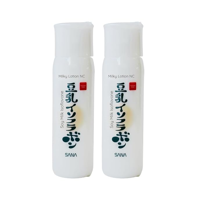 Sana Nameraka Honpo Soy Milk Isoflavone Milky Lotion NC, Moisturizing, 150ml, 2 Pack