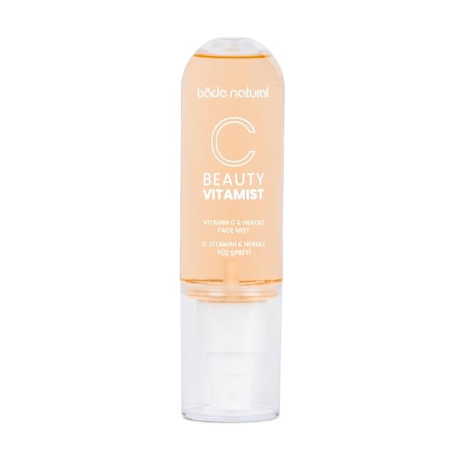 Bade Natural Vitamin C & Neroli Face Mist – Hydrating Brightening Toner Spray for Glowing Skin, Alcohol-Free Natural Skincare Mist, 100 ml