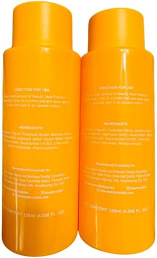 Beauty Vault Premium Rejuvenating Toner, 2 Bottles x 120mL