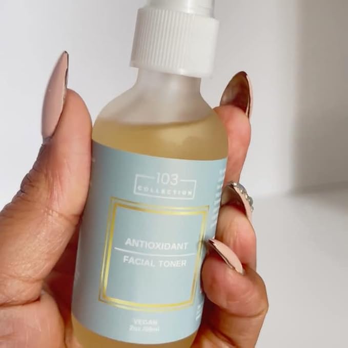 103 Collection Vegan Facial Toner With Provitamin A, B5 & B3, Sensitive Skin, Organic White Willow Bark To Maximize Your Skin's Hydration 2 oz.