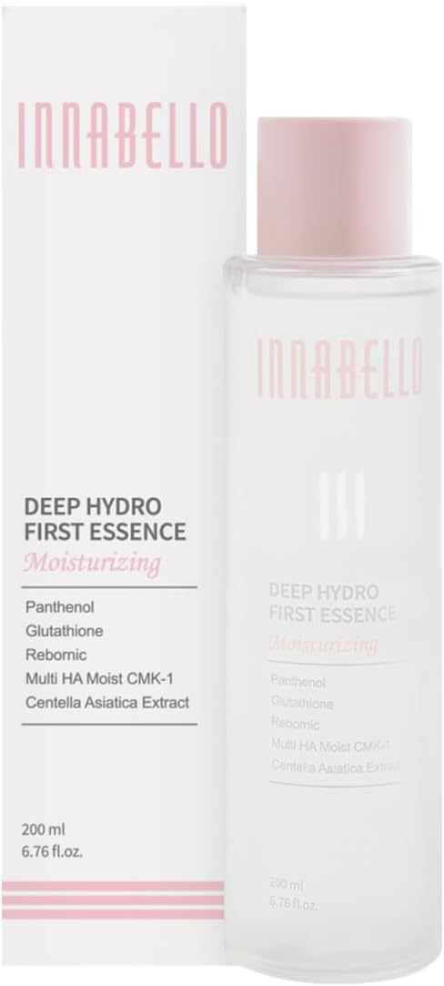 Deep Hydro First Essence 200ml Brightening, Hydration, Recovery and Soothing All-in-1, Glutathione and Niacinamide