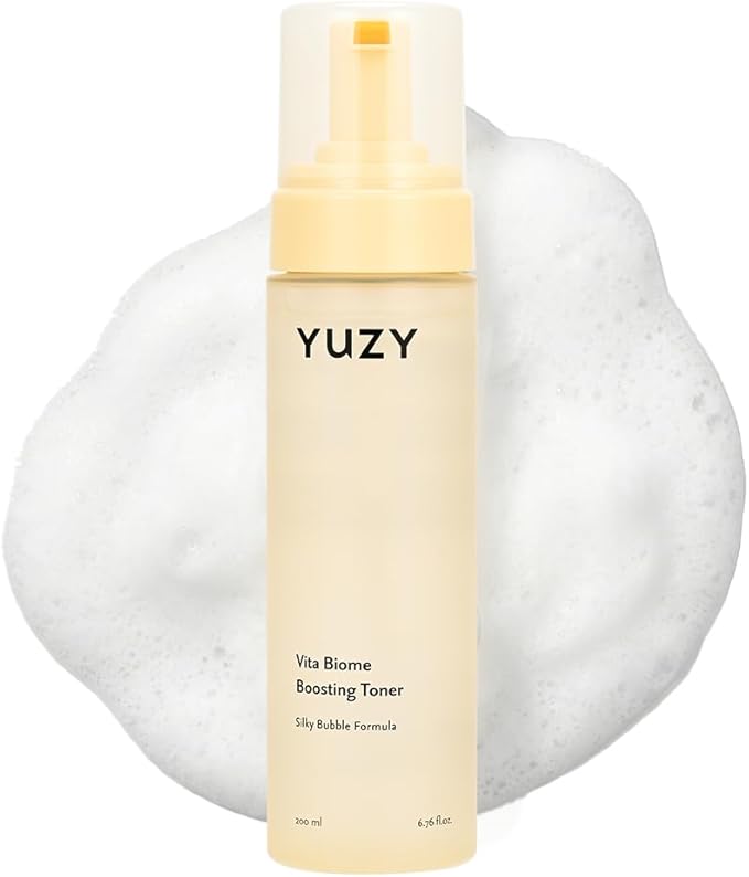 YUZY Vita Biome Bubble Toner, Hydrating Korean Facial Toner with Microbiome Care & Moisture Barrier Support, Glass Skin Glow for Dry & Sensitive Skin, 200ml | 6.76 fl oz