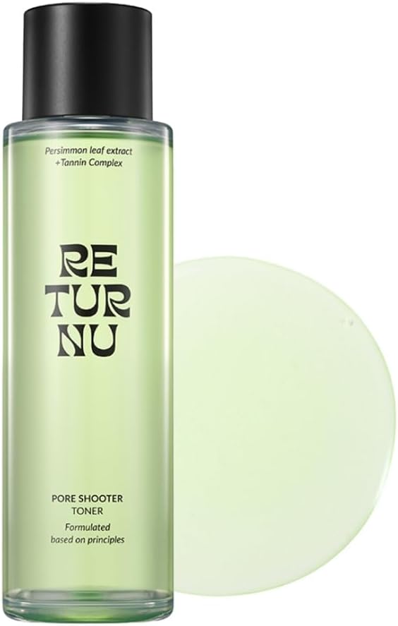 PoreShooter Toner, Toner for Oily Skin and Blackheads with Persimmon Leaf, Natural BHA & Triple Hyaluronic Acid, Exfoliates & Minimizes Pores, Vegan Korean Skincare (150ml / 5.07 fl. oz)
