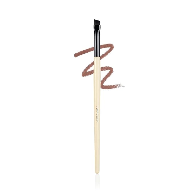 Flat Angled Eyebrow Brush, Fine Angled Eyeliner Brush, Flat Eyebrow Brushes, Angled Brow Brush, Winged Eyeliner Brush. (E806)