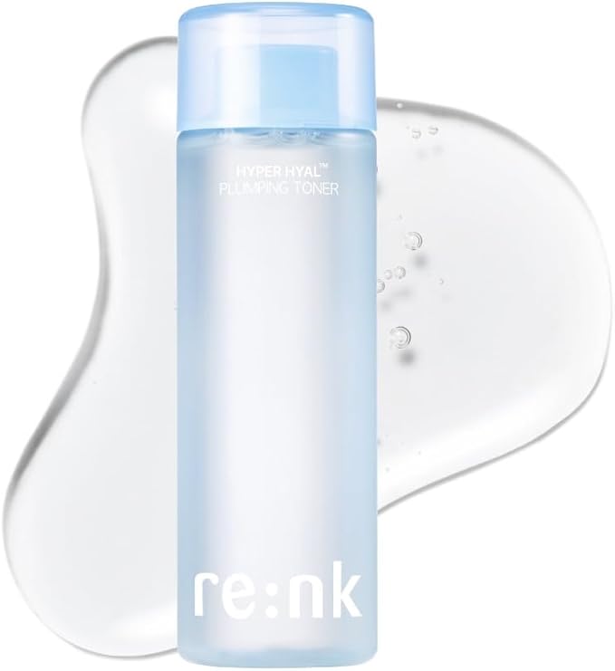 re:nk Hyper Hyal Plumping Toner – Deep Hydrating Face Toner with Hyaluronic Acid, Panthenol and Glycerin, Lightweight Moisturizing Facial Water for Radiant and Smooth Skin, Fragrance-Free (6.76 fl oz)