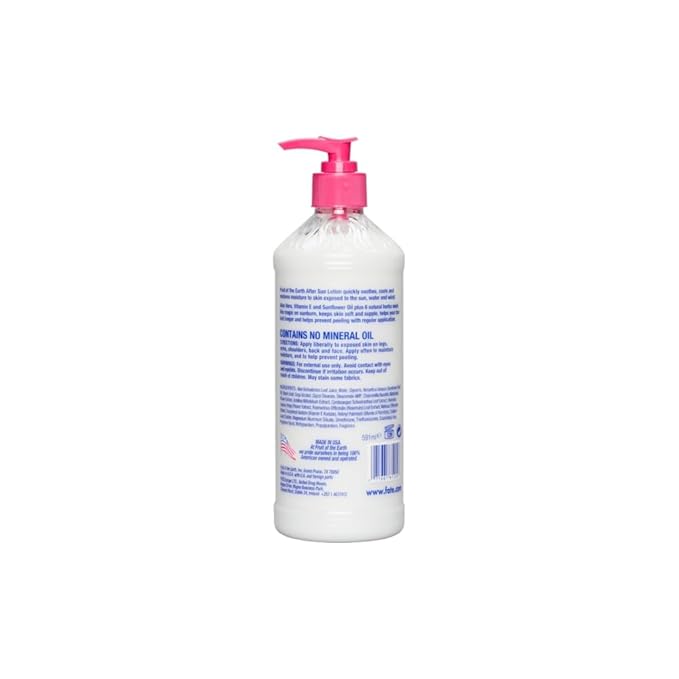 Fruit Of The Earth Aloe Vera After Sun Lotion 20 oz