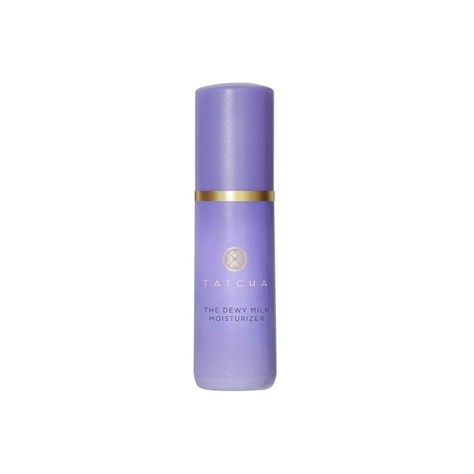 TATCHA The Dewy Milk Moisturizer, Travel-Sized | Mini Lightweight Face Cream - Oil-Balancing Hydration for Bouncy Skin & a Lasting Dewy Glow for Combo to Oily Skin | 15 ml/ 0.5 fl. oz.