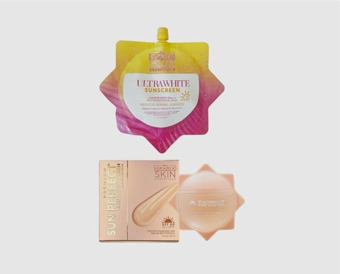Hikari Skin Essentials Ultra Fresh & Premium Sun Perfect Tinted Sunscreen - 50ml each-BUNDLE