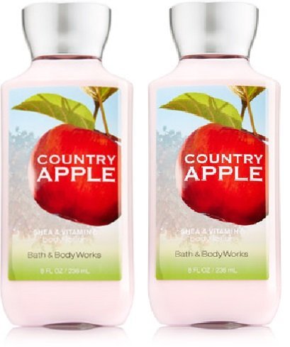 Bath and Body Works (2) Country Apple Body Lotions-8 oz. Bottles