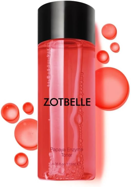 ZOTBELLE Enzyme Toner refreshes, refines Texture, balances Oil, hydrates, Protects, minimizes pores & soothes. Alcohol‑Free for All Skin Types Daily.