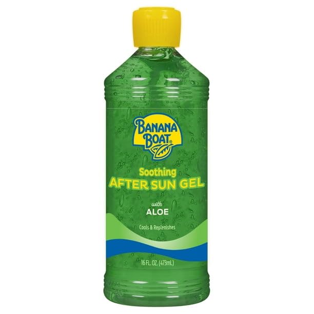 Soothing After Sun Aloe Gel For Sunburn Relief, All Skin After Sun Protection, 16 Fl Oz, FORMULATED WITH ALOE & VITAMIN E, PROVIDES SUNBURN RELIEF