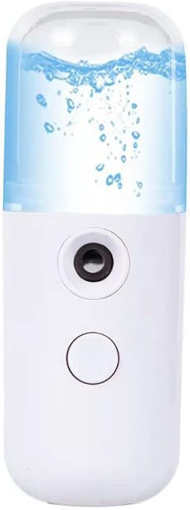 Housoutil 2pcs Portable Skin Moistener Mini Humidifier for Bedroom Sprayer Essential Oil Toner
