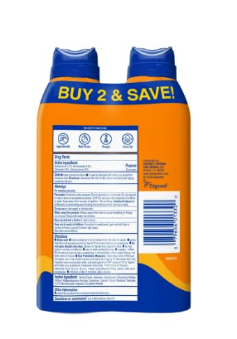 New Ban~ana Boat Sport Ultra Sunscreen Spray, SPF 50, Twin Pack, 6 oz