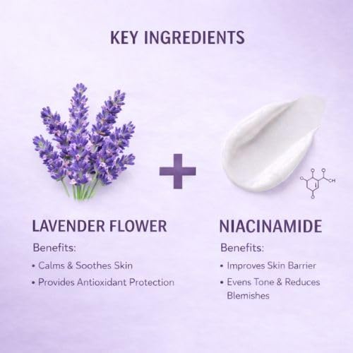 CGM Labs Revitalizing Toner – Calming & Soothing Face Toner with Lavender & Niacinamide – Pore-Refining Skin Care for All Skin Types, Preps & Moisturize Skin
