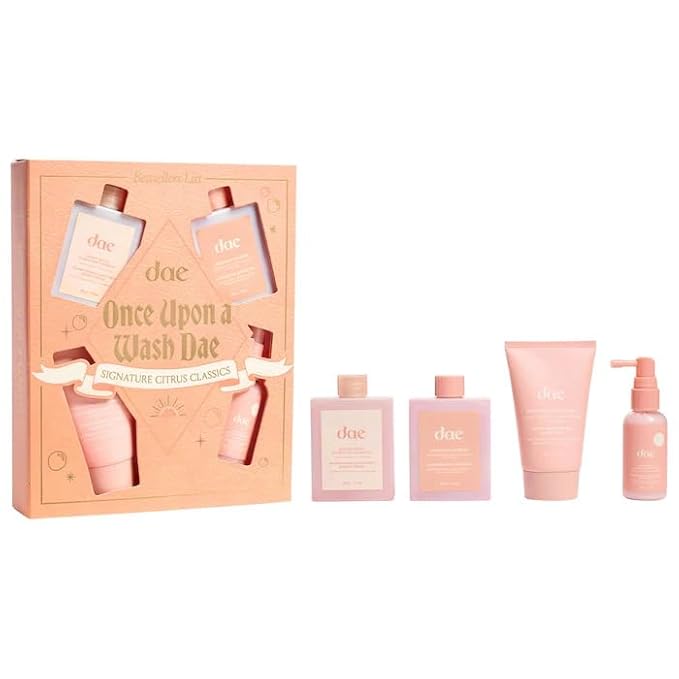 DAE Once Upon a Wash Hair Gift Set (Conditioner, Shampoo, Detox Shampoo, Leave-In Conditioner)