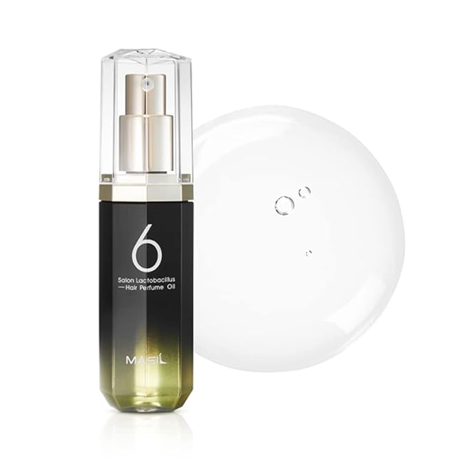 Masil 6 Salon Lactobacillus Hair Perfume Oil Dry Damaged Curly Frizzy Hair Scalp Moisture Hydrating Bouncy Hair Korean Hair Care (Hair Perfume Oil Moisture)