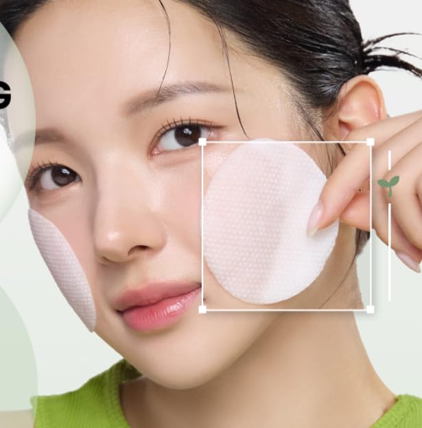Skin caring Peeling Pad (Exfoliating Toner Pads) AHA Green Apple, 50 Sheets, 150ml, Made in Korea