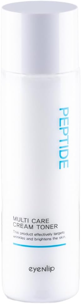 Peptide Multi Care Cream Toner 6.76 fl oz - 2 in 1 Hydrating Toner and Cream with Plant Extracts and Peptides, Korean Skincare