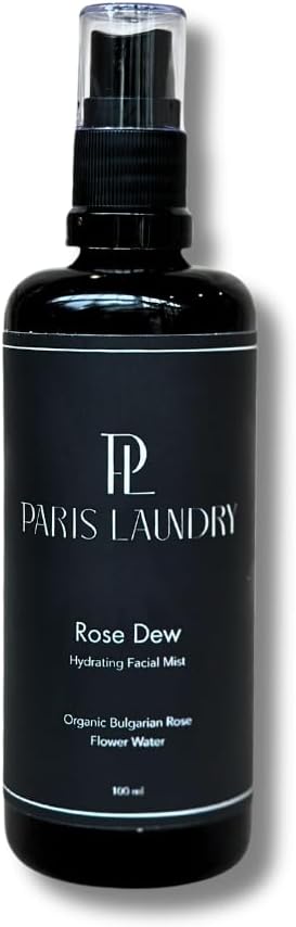 PARIS LAUNDRY Rose Dew Hydrating Facial Mist – Bulgarian Rose Water – Refreshing Face Toner for Hydration, Radiance & Skin Balance