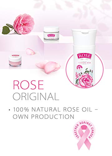 Bulgarianrose Day Face Cream with Natural Rose Oil, Moisturizing and Rejuvenating Skin Care, Rose Water Revitalizing Day Cream, Face Moisturizer for dry skin