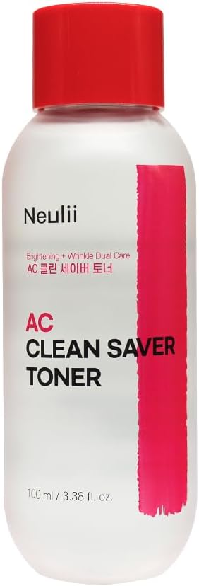 AC Clean Saver Toner 3.38 fl oz.(100ml) - Face Toner for Acne | Toner for Oily Acne Prone Skin | Tea Tree Toner Face | Acne Toner for Sensitive Skin Toner Acne | Acne Toner for Face Acne