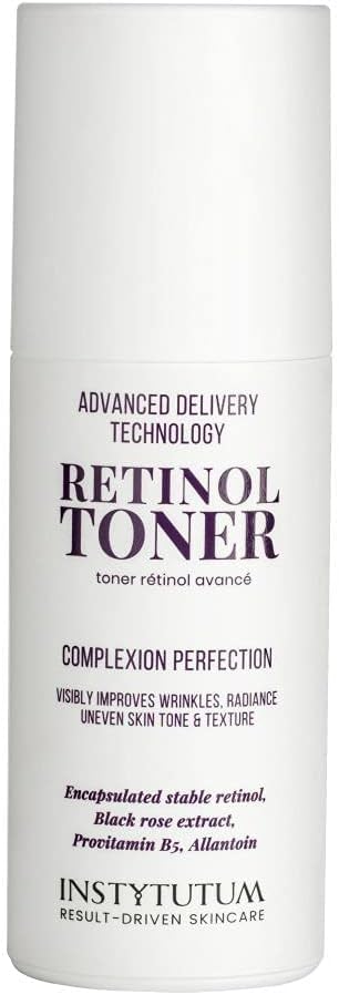 Instytutum Advanced Retinol Toner, Anti-Aging Facial Treatment with Black Rose Extract 150ml / 5.07 oz