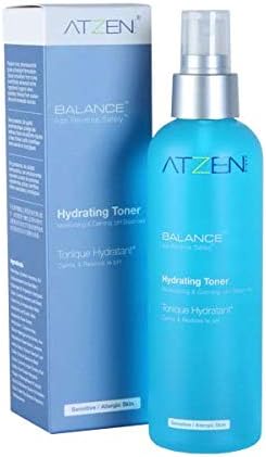 ATZEN Balance Hydrating Skin Toner Mist | Organic Facial Toner | Spray Toner for Face | Moisturizes & Calms Redness, Restores pH Balance | with Organic Ingredients | Paraben & Cruelty Free (6.8 oz)