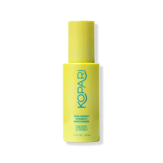 Kopari Star Bright Vitamin C Moisturizer with Starfruit & Niacinamide, Lightweight Formula Melts Into Skin, Brighten & Even Complexion, 1.7oz