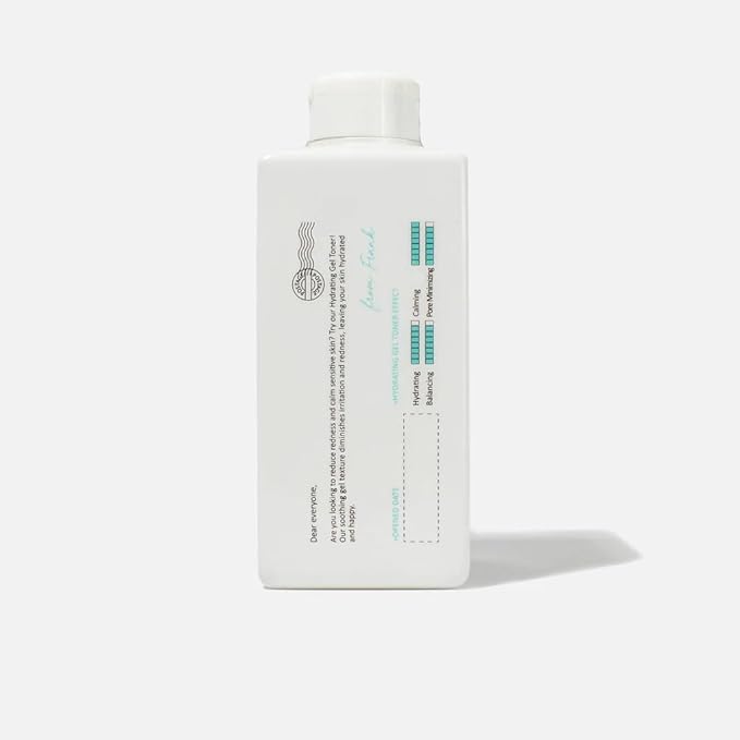 EXCUSE MY FRANK Hydrating Gel Toner [500ml / 16.91 fl oz] For All Skin Types, Vegan, Cruelty-free.