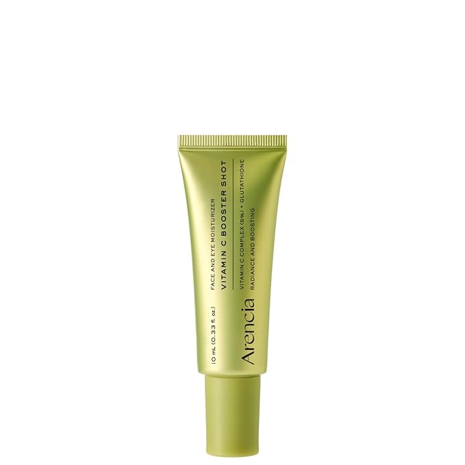 Arencia Vitamin C Booster Shot Serum with Glutathione, Niacinamide and Vitamin E for Dark Spot Care, Fine Lines & Wrinkles, Glass Skin, Korean Skincare 10ml/0.33 fl.oz