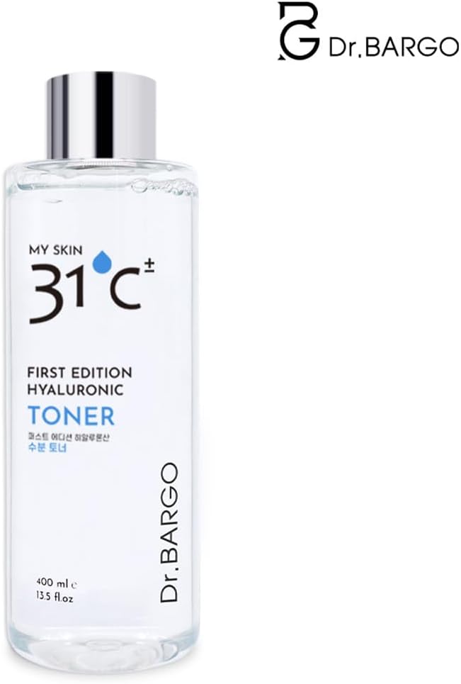 First Edition Hyaluronic Toner with Hyaluronic Acid, Niacinamide, and Oat Extract, Soothing, Moisturizing, Improves Radiance and Elasticity, Reduces Oiliness and Dryness. 13.5 fl.oz, White