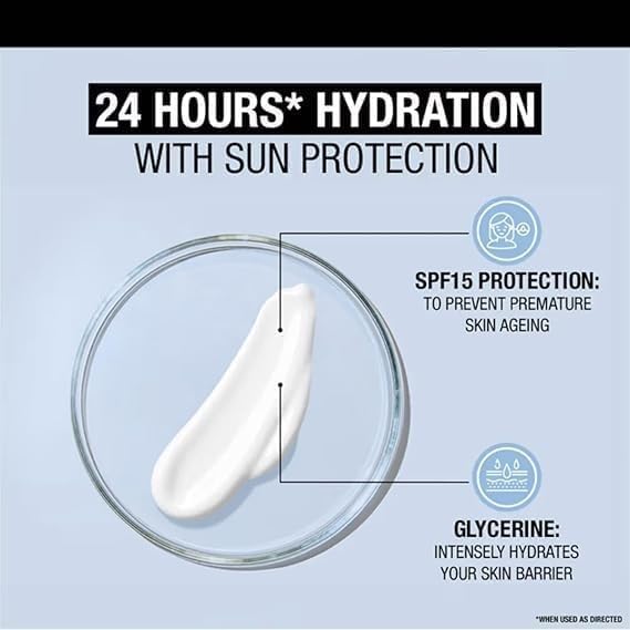Daily Moisturiser Ultra Gentle SPF 15 | UVA & UVB Protection | Parabens Free | Fragrance Free | Dry & Sensitive Skin | 100ml