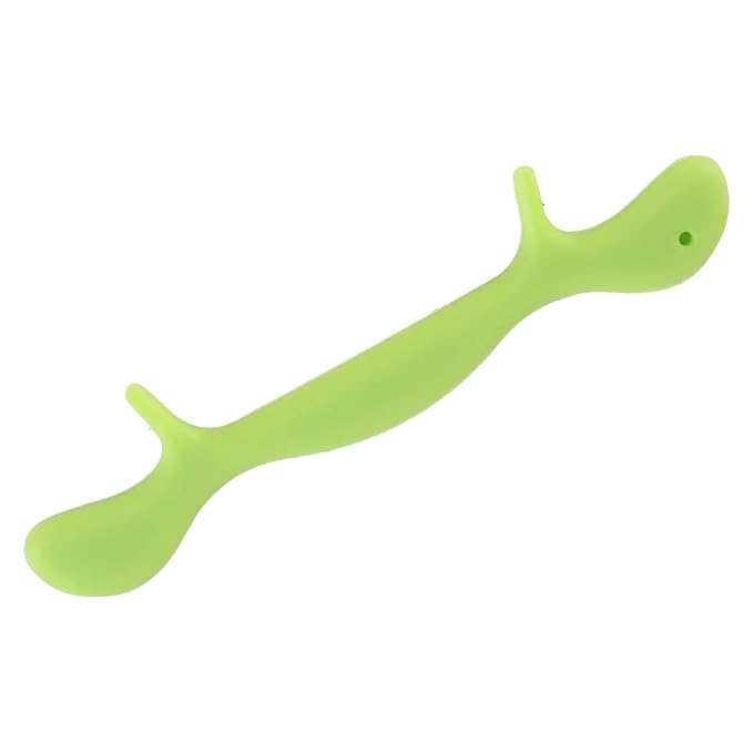 Silicone Lip Trainer and Mouth Tightener for Expression Correction, Face Exerciser for Stutter and Pronunciation Practice, Green Slimming Facial Muscle Toner for Adults