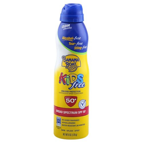 Banana Boat UltraMist Kids MAX Protect & Play Clear Spray Sunscreen SPF 100: 6 OZ