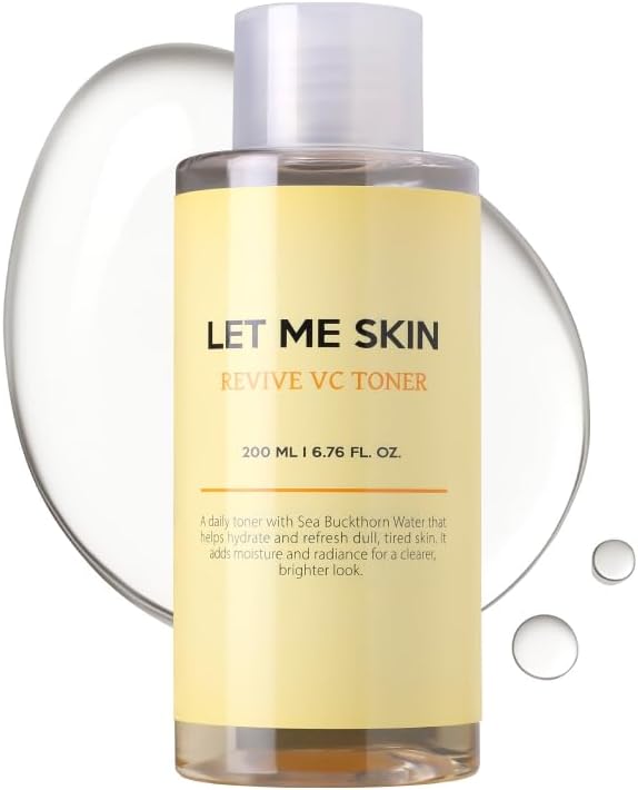 Vitamin Radiance Toner – Sea Buckthorn (Vitamin Tree) Water, Vegan & Cruelty-Free Hydrating Face Toner, Fast-Absorbing Lightweight Texture, Gentle for Teens & Sensitive Skin