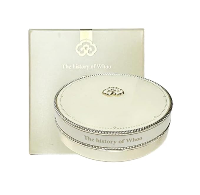 The History Of Whoo Luxury Korean Makeup Powder No.1 Light Beige Shade Gongjinhyang Mi Two Way Pact SPF30/PA++
