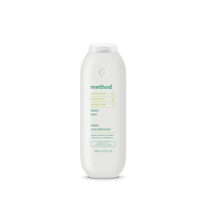 Method Daily Zen Conditioner - Nourishes & Hydrates, Safe for Color-Treated Hair - Sulfate free, Paraben free & Silicone Free - 13.5 oz